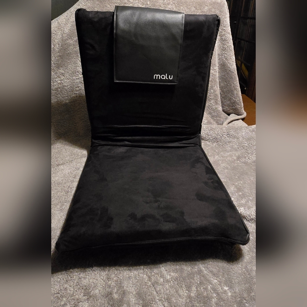 Malu Black Floor Chair